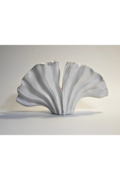 Vescarri مزهرية زخرفية على شكل مروحة - تصميم ديكور لعيد الميلاد والشتاء