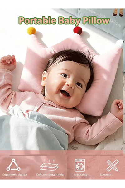 Generic Portable baby pillow, adjustable soft and comfortable pillow, soft an...