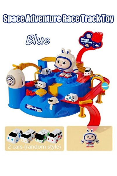Generic Space Adventure Toy Kids Race Track Car Adventure Toy with 2 Cars & 1...