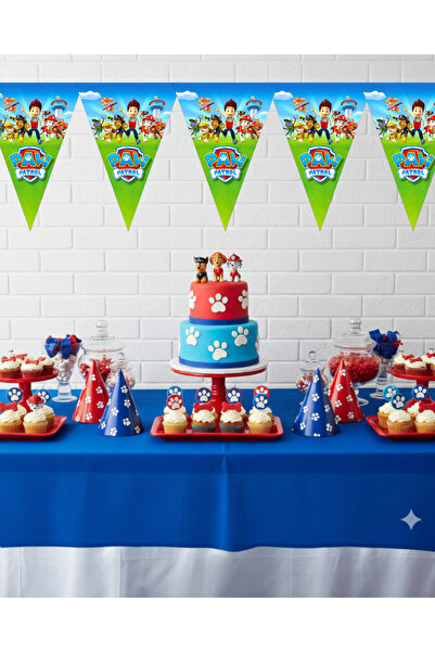 Evabrite مجموعة رايات عيد الميلاد ذات طابع بترولي – ديكور حفلات بعلم مثلث