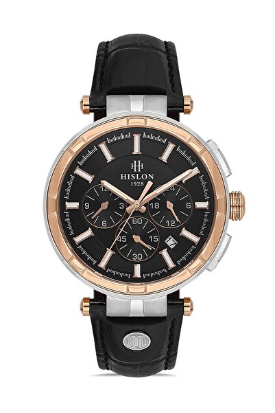 Hislon Men's Date Dt202T-04Br Men's Wristwatch