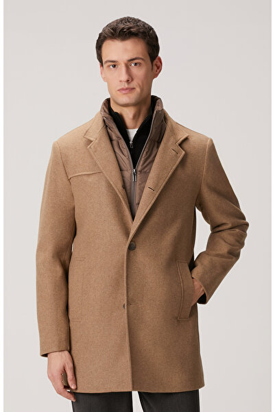 Network Vizon Dik Yaka Mostralı Palto