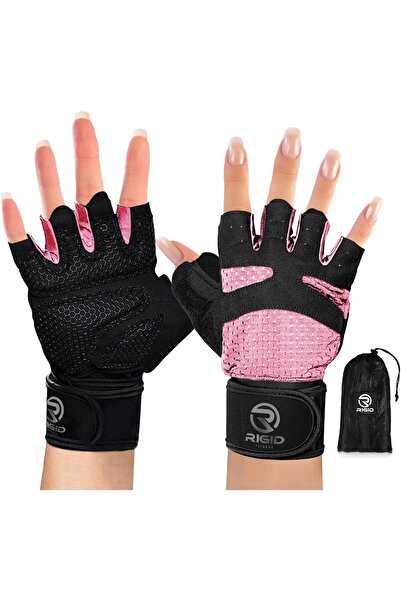 Genericc RIGID FITNESS Women Workout Gloves with Wrist Support
