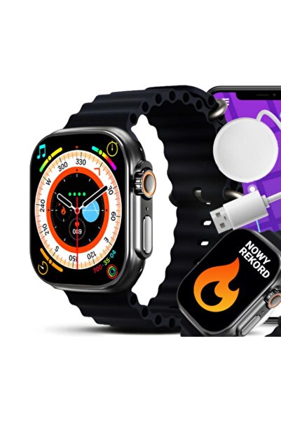 OEM Smart Watch with GPS Monitoring, Blood Pressure, 170 mAh Battery, Black OLI