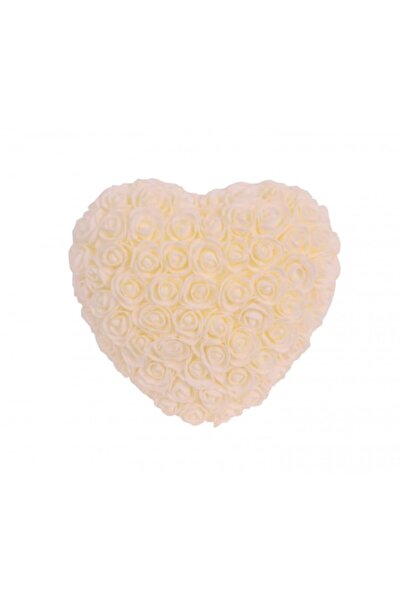 Legaga Fashion Aranjament inimioare din trandafiri din spumă, crem, decorațiu...