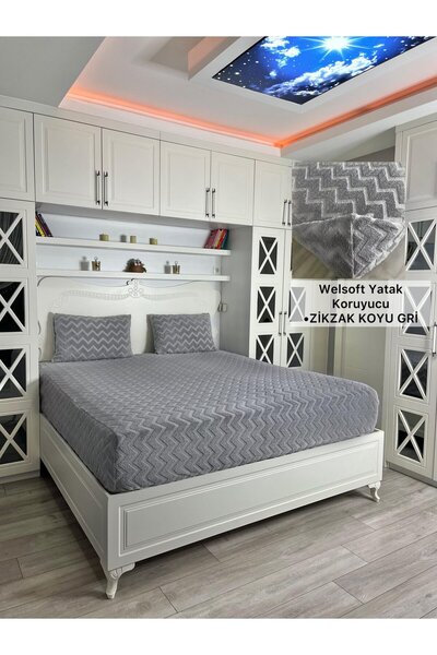 Şahaneev Tekstil Zikzak Model Welsoft Yumuşak Kış Aylarının Vazgeçilmez Yatak...