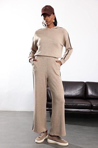 5in1Canpolat Mink Piping Transition Knitwear Trousers 18043