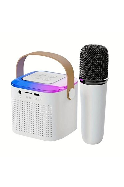 OEM Boxa led portabila cu microfon karaoke, putere 6w, sunet stereo 3D