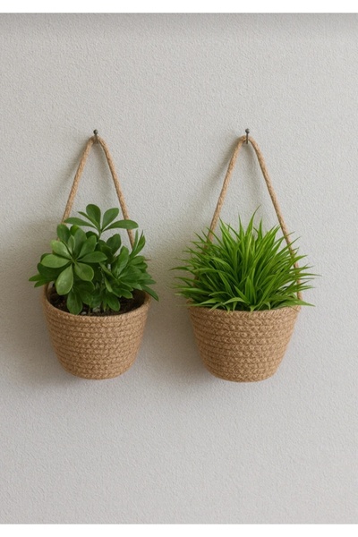 ENA Sepet mini dekoratif çiçeklik 2li organizer (12 x10)