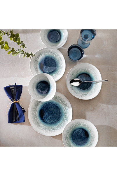 Schafer Lunar Yemek Takımı 24 Parça-Su Yeşili