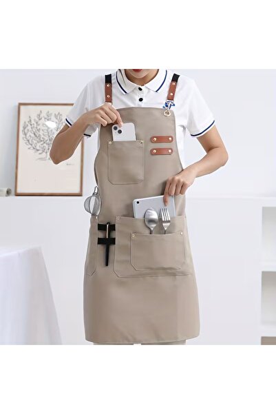 YDZ TEKNİK TEKSTİL Askılı Çömlek Resim Sanat Önlüğü Master Chef Cafe Restaura...