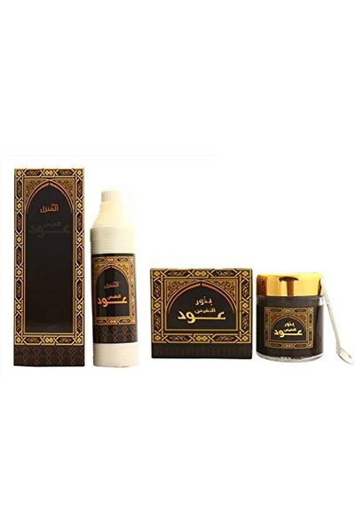Banafa مجموعة عطور عود النفيس المكونة من قطعتين (بخور 50 غ، معطر جو 500 مل)