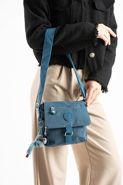 571 Collections Çanta Ultra Light Waterproof Crossbody Shoulder Bag Blue Mode...