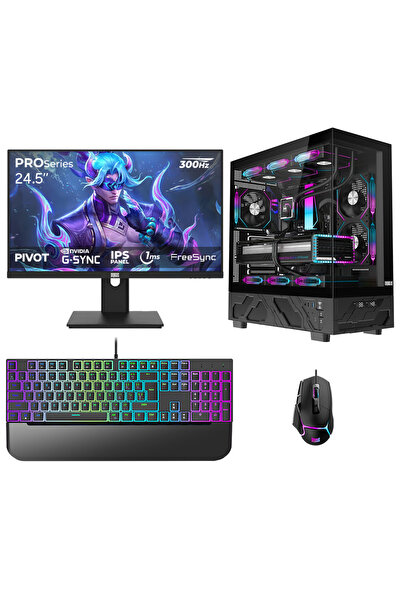 DRAGOS DRx8039 i7 14700KF 16GB Ram 512GB M2 NVMe SSD 16GB RTX5060Ti 24.5 İnç ...