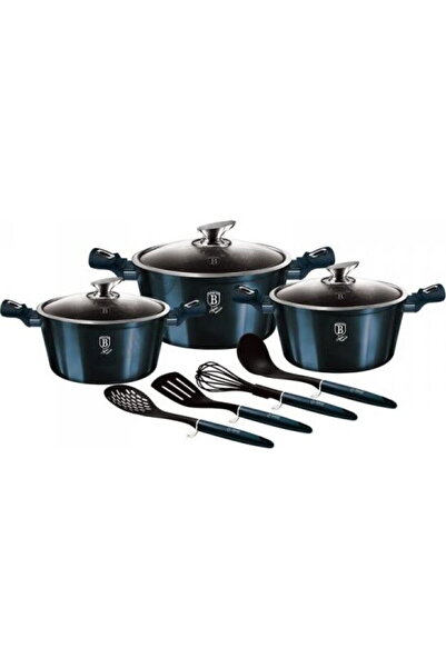 Berlinger Haus KOMPLET GARNKÓW 10-EL. METALLIC LINE AQUAMARINE BH-6152