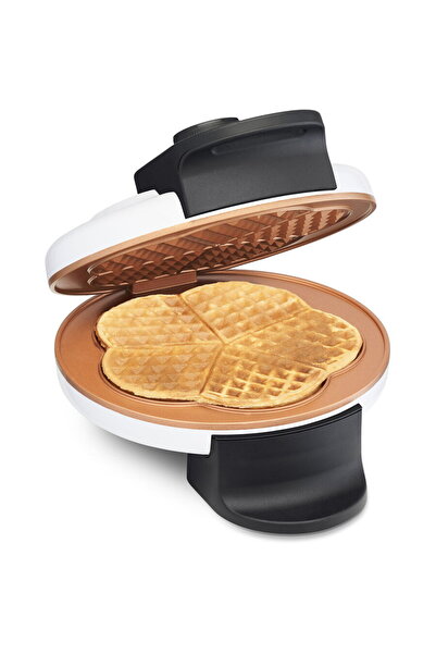 Trisa Aparat preparat vafe Retro Waffles 7384.7012, Culoarea Alba