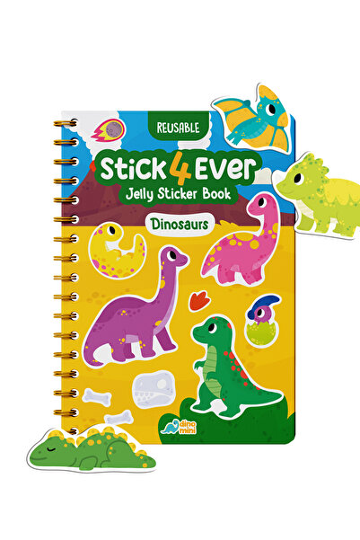 Neobebek Stick4Ever - Dinosaurs (Tak Çıkar Jelly Sticker Kitabı)