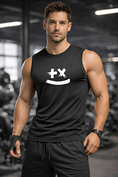 TREND ALİSSE رياضي رجالي - رمز تعبيري للوجه المبتسم مطبوع رياضي - رياضي بدون ...