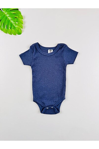 EFU BABY Single Unisex Short Sleeve Flexible Ribbed Knit Baby Body