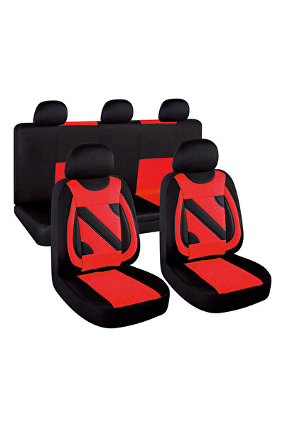 SMARTIC SMARTIC® car seat covers, Nero, 11 pieces, universal, airbag compatib...