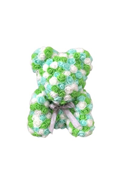 OEM Rose Bear with Foam Roses 25 cm in Box