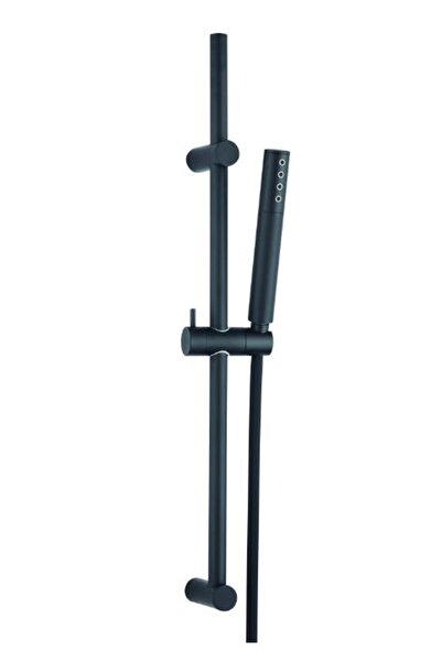 Laveo Σετ ντους με μπάρα, ματ μαύρο, 1 λειτουργία, τηλέφωνο ντους