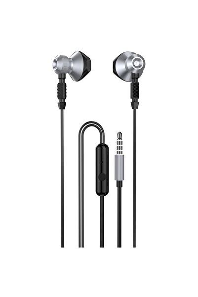 DUDAO X2C Metal Wired Earbuds 3.5mm Mini Jack Gri