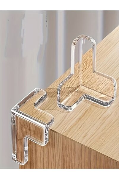 AYB Set de 8 aparate de protecție transparente din silicon pentru marginea mesei