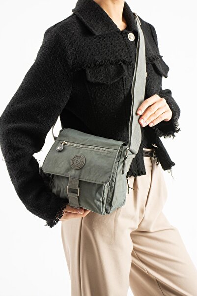 571 Collections Çanta Ultra Light Waterproof Crossbody Shoulder Bag Gray Mode...