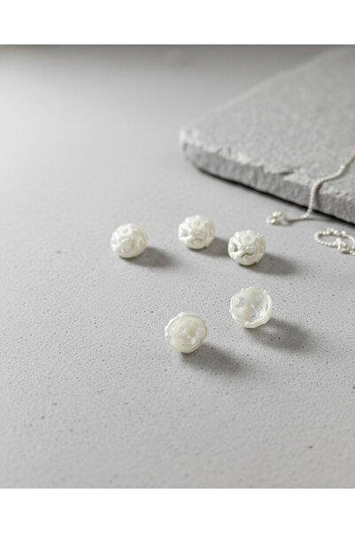 BEİLYS COSMETİCS & ACCESSORY 50 Pieces Pearl Beads Closure 10mm B:114