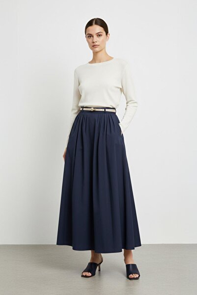 Soul Кемер Детальний високий пояс довгий плісирований жіночий спідниця-32463 ...