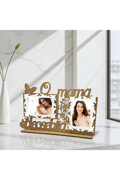 damoro Desk photo frame, A Special Mother, wood, oak/white