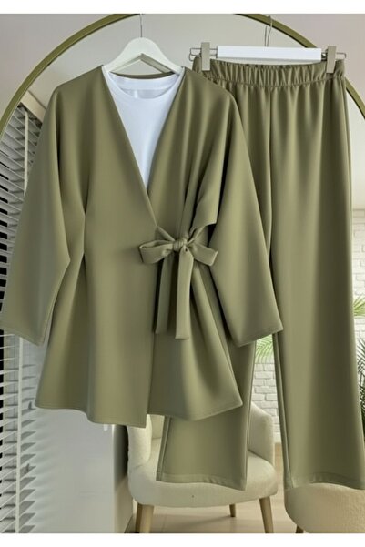 SCUBA Kadın Pens Detaylı ikili Takım Tesettür Alt üst Takım