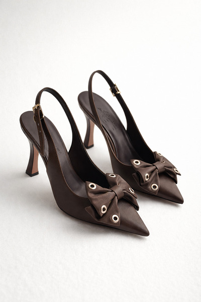 Firibu Women's Heeled Pointed Toe Stylish Classic Evening Dress Casual Heeled...