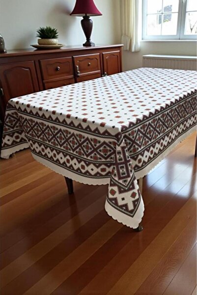 Çeyiz Diyarı Față de masă Çiğdem Dertsiz 140x180 cm