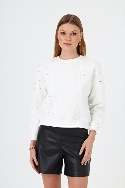 wo&manland Taş detaylı Sweat