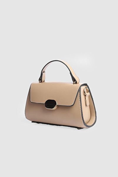 Store Asey Model Women's Leather Box Handbag and Shoulder Bag