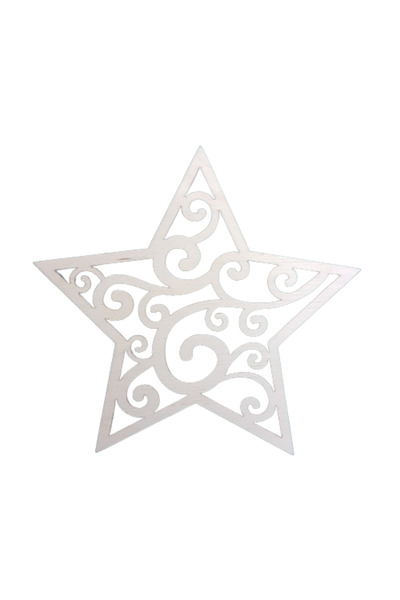 Amco Glob de Crăciun cu model stea 80 x 80 x 3 mm