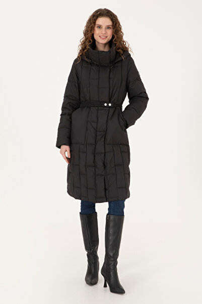 U.S. Polo Assn. Women's Black Coat 50308614-Vr046