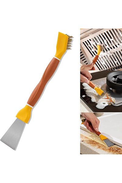 Arabest أداة تنظيف مزدوجة الرأس 2 في 1 لإزالة خبث اللحام والصدأ، طقم فرشاة نح...