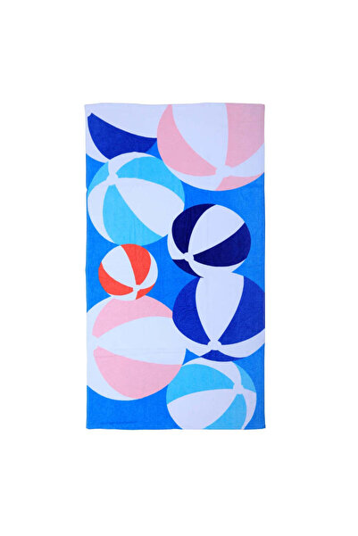 BYFT Mimosa Beach Towel Beach Ball Design 86 X 162 Cm Cotton Pool Towel