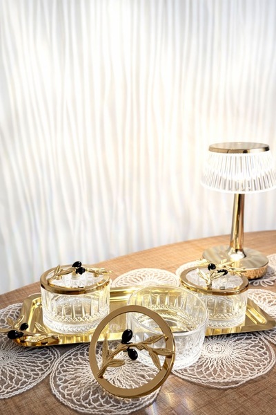 ENESKRİSTAL Elysia gold sunumluk