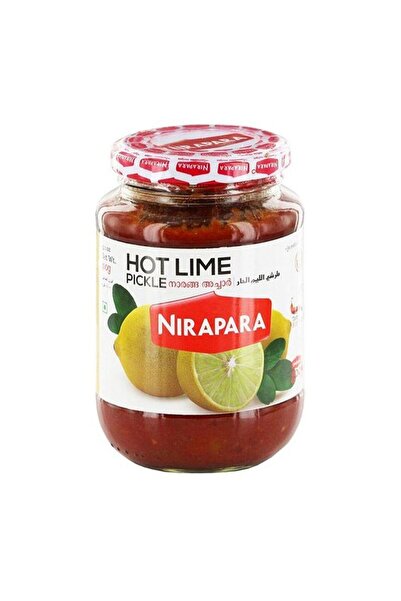 NIRAPARA Hot Lime Pickle 400 Gm x 12