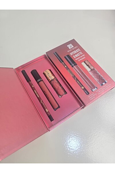 ROSE BERRYY مجموعة روز بيري طقم شفاه مخملي 3 قطع