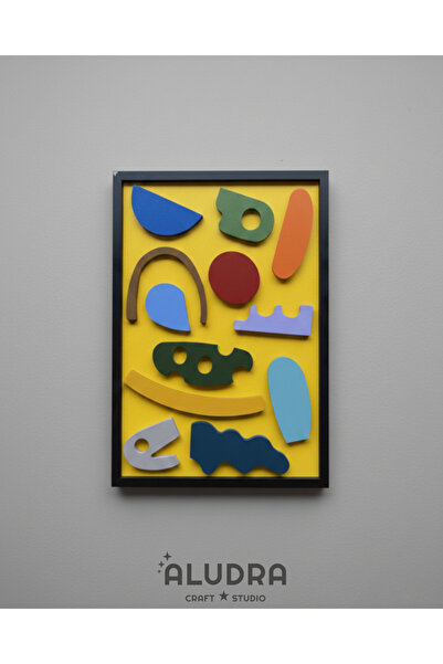 Pop Art Ahşap Duvar Dekoru