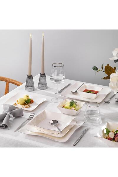 Schafer Lovise Yemek Takımı 24 Parça-Platin