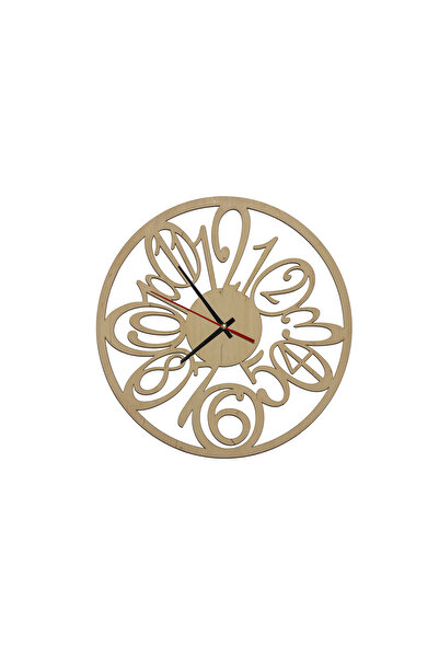 Amco Ceas de perete din lemn 30 x 30 x 2,5 cm