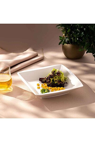 Emsan Pamukkale Kare Çukur Tabak 25 cm