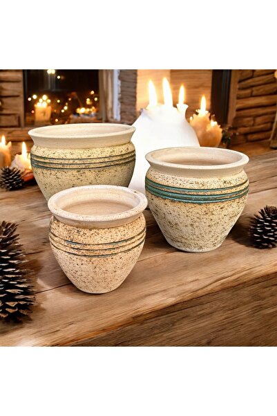 egesaksı Beyaz antik sırlı şamut piyasa saksı 🪴