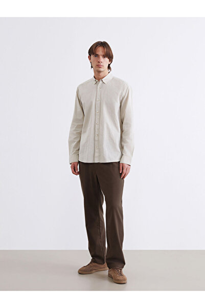 LC Waikiki Brown Standard Fit Men's Trousers